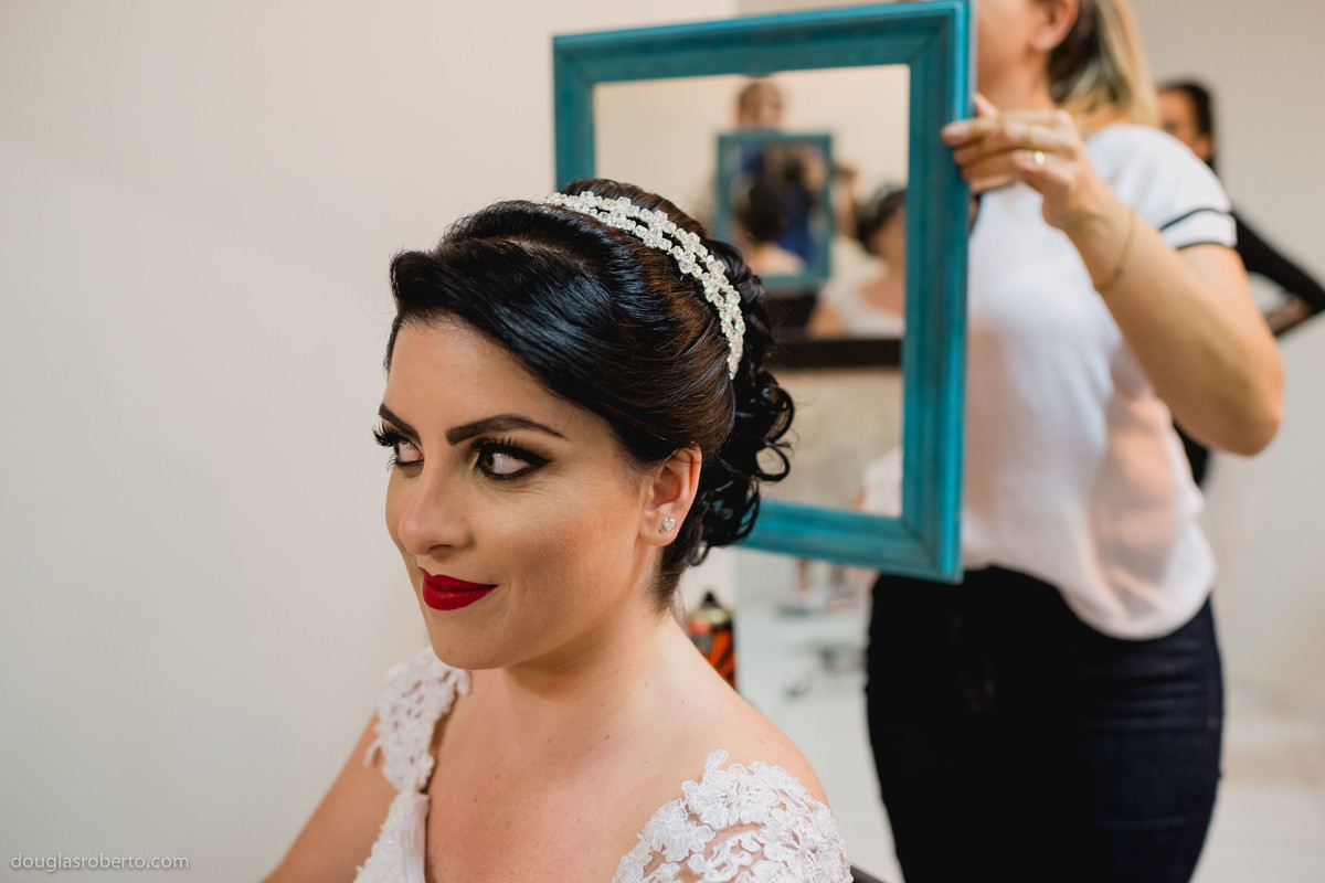 noiva pronta para casar