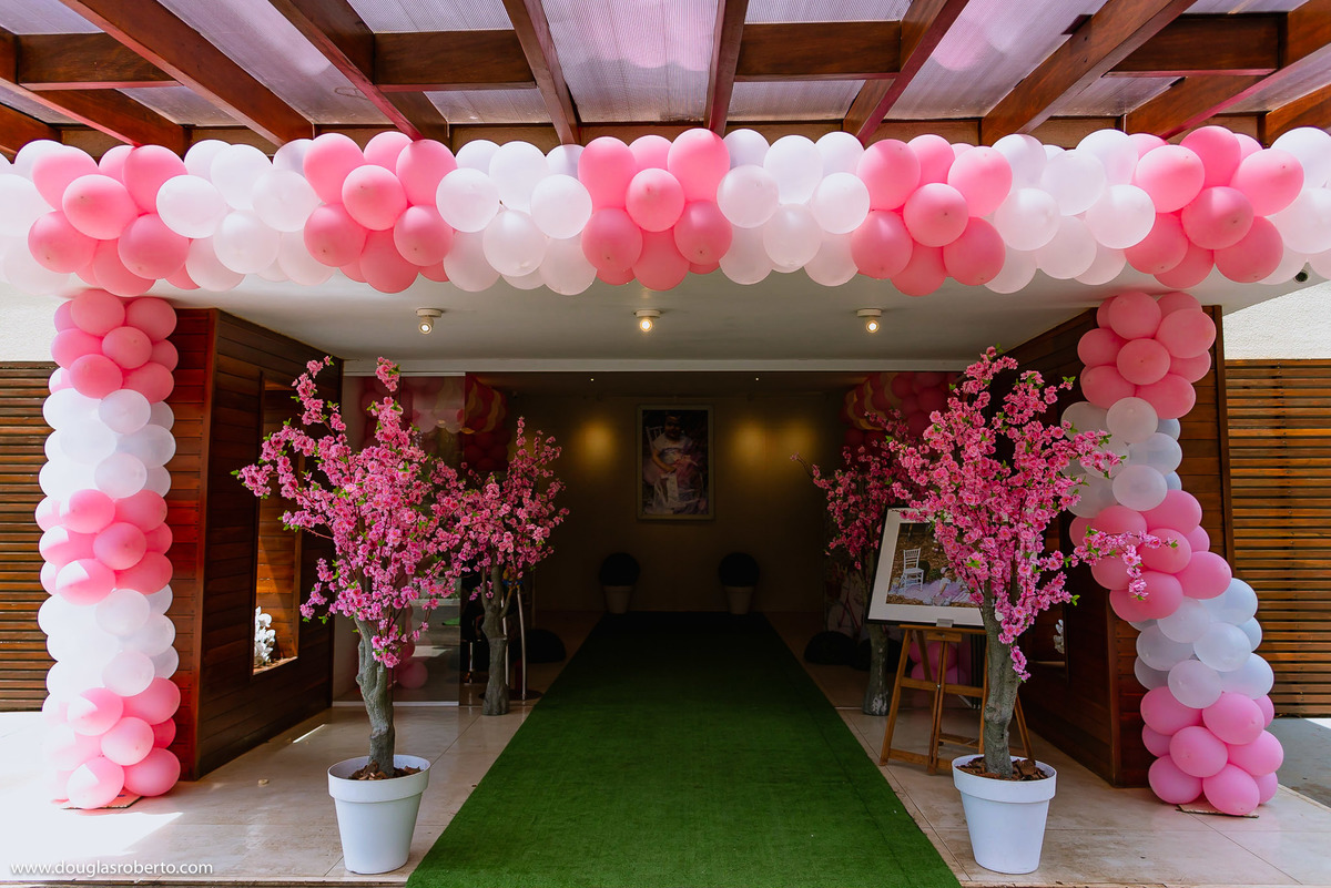 decoração happy birthday garden