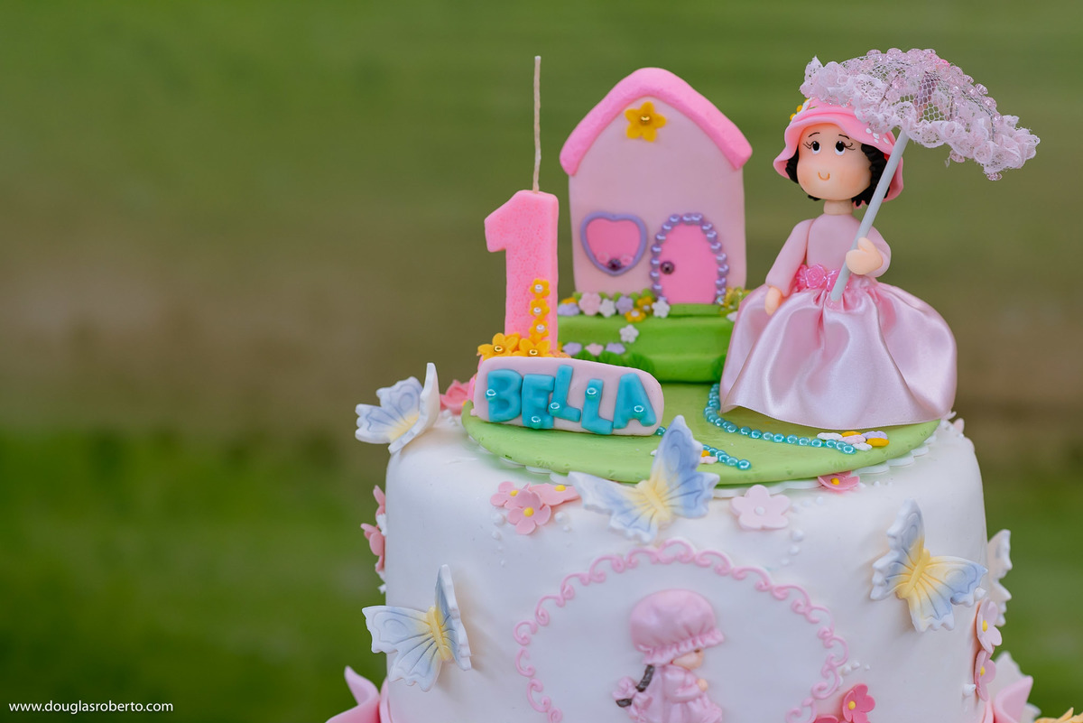 bolo happy birthday garden