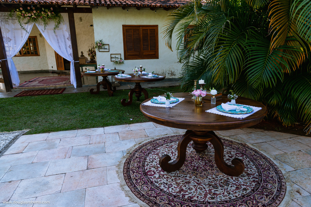 decoração de casamento em casa