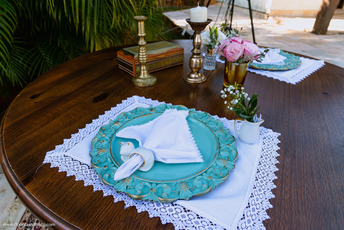 decoração de casamento em casa