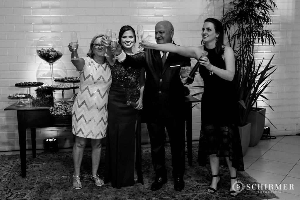 brinde com família