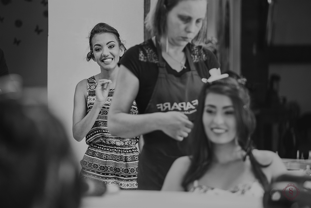 carol no making of para o grande dia cabelo de noiva