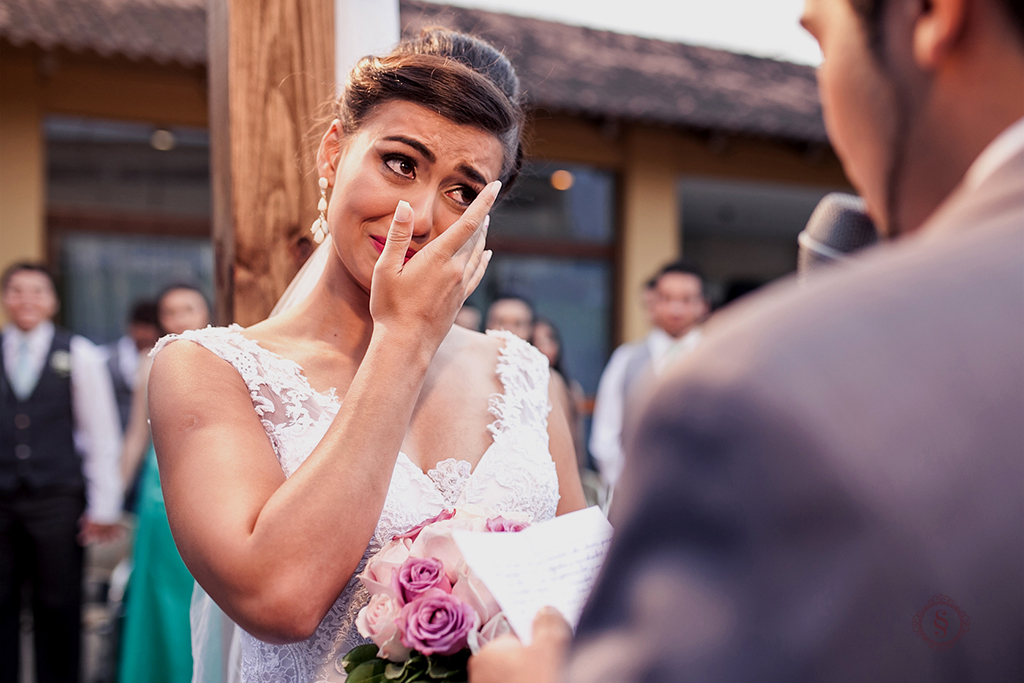 emoção na hora do sim casamento carol e jonatas