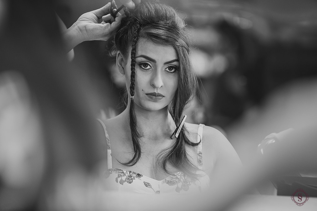 carol no making of para o grande dia cabelo de noiva