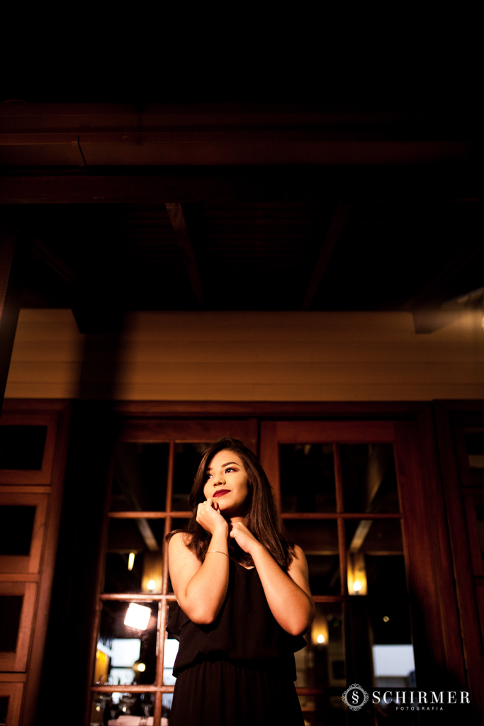 Ensaio feminino ao ar livre canela gramado book 15 anos noite cidade