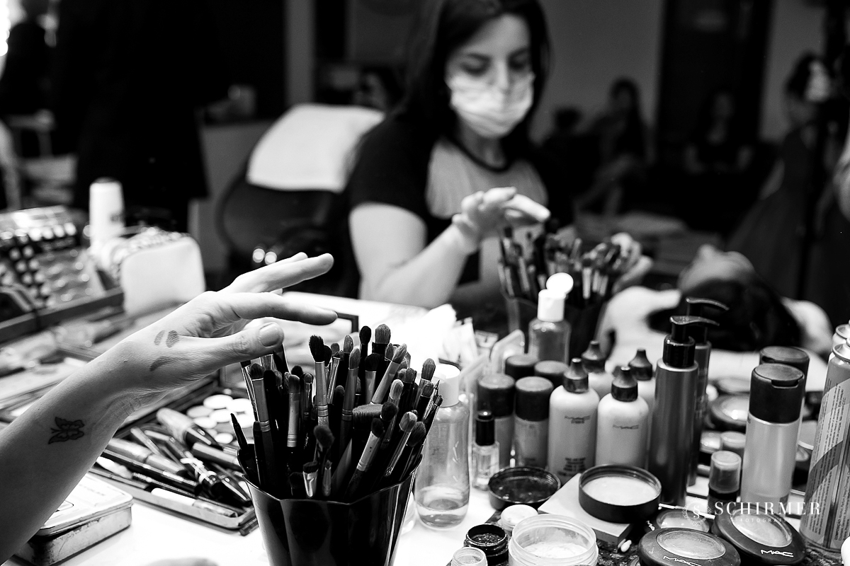 maquiagem da noiva - making of noiva make divando divas maquiadoras top  - schirmer fotografia pinceis de maquiagem