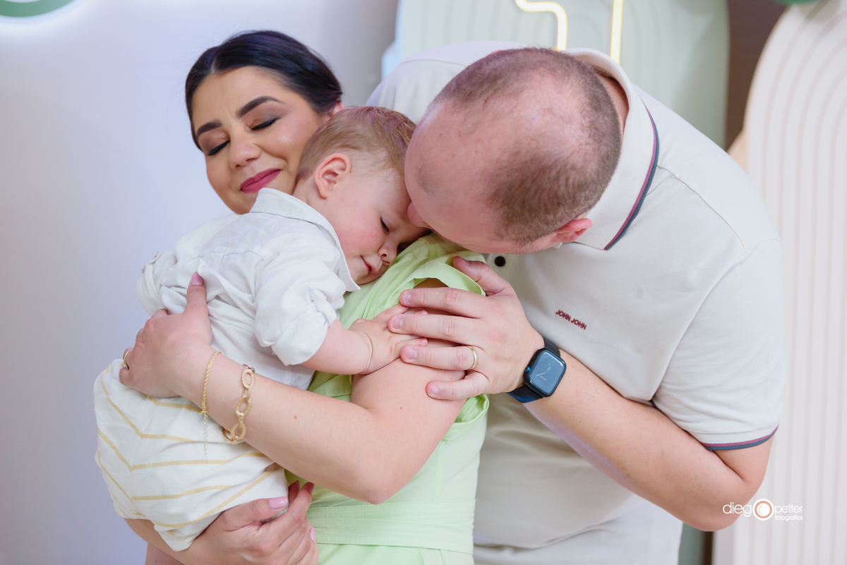 Aniver 1º aninho Bento Soledade/RS com os pais