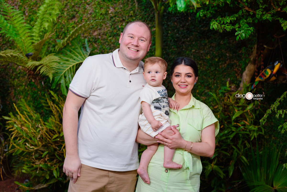 Aniver 1º aninho Bento Soledade/RS com os pais