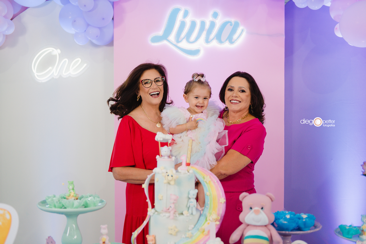 primeiro aninho lívia soledade com avós