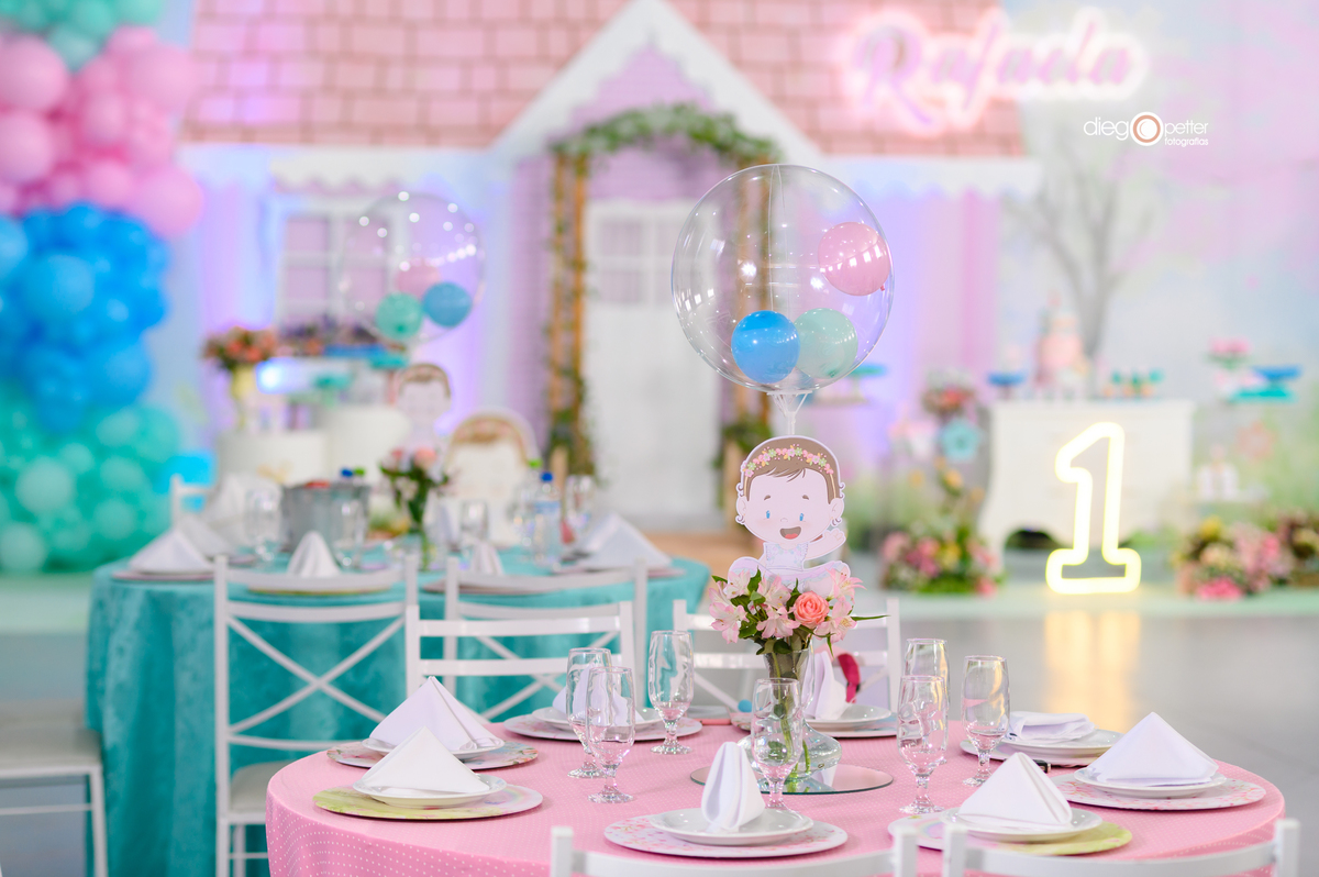 Rafaela 1 aninho aniversário infantil viale soledade decoração