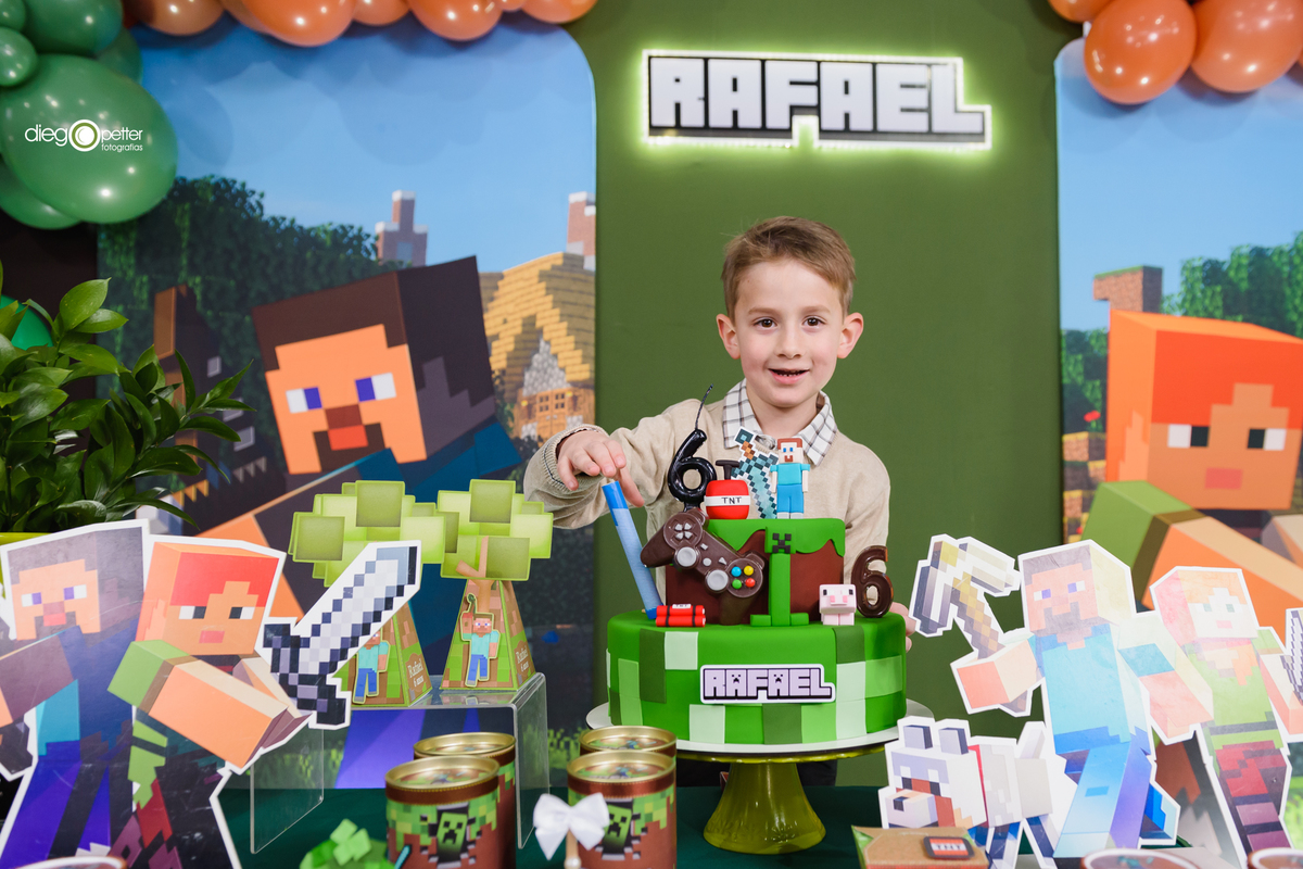 minicraft aniversário rafael