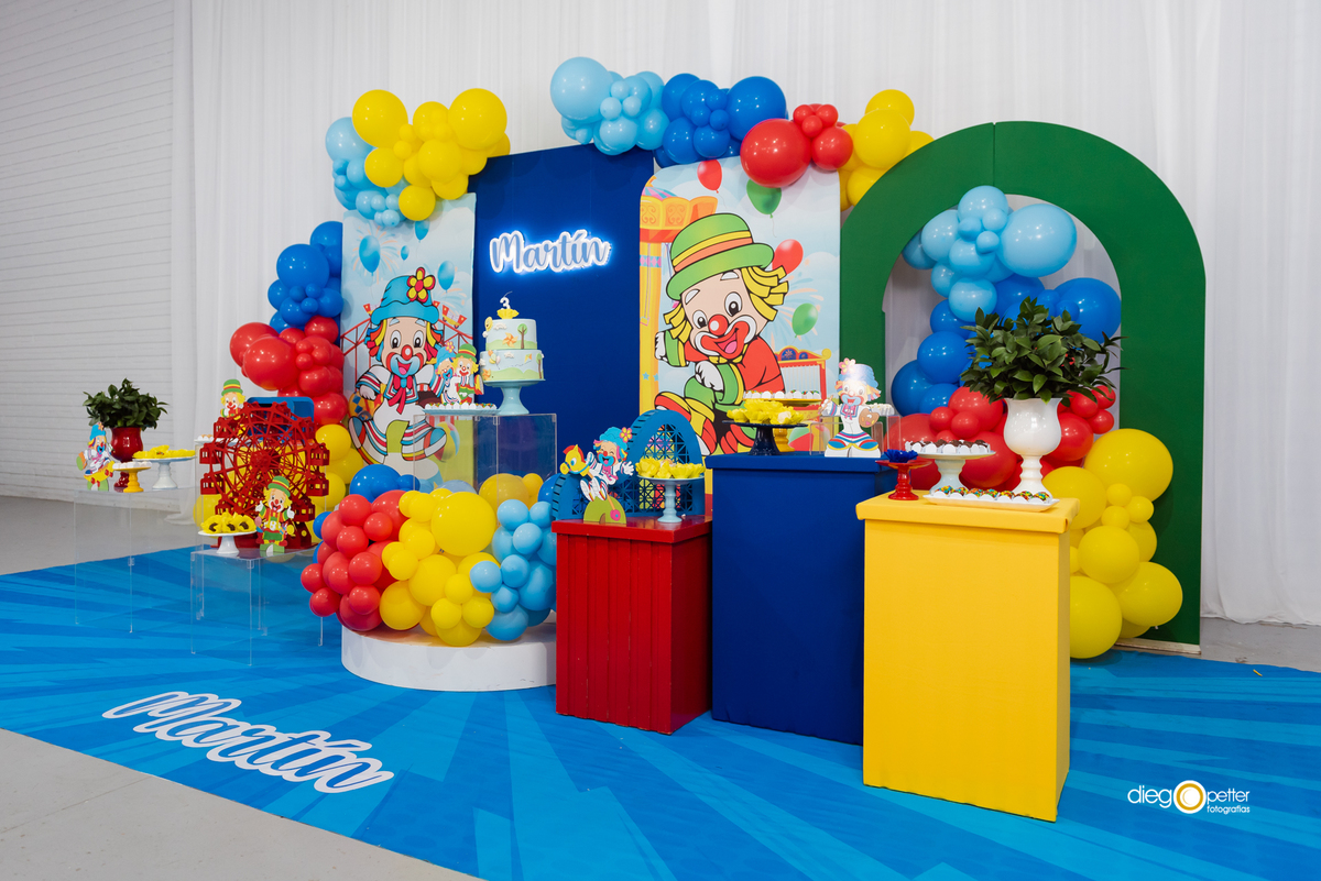 decoração aniversário 3 anos patati patata viale soledade