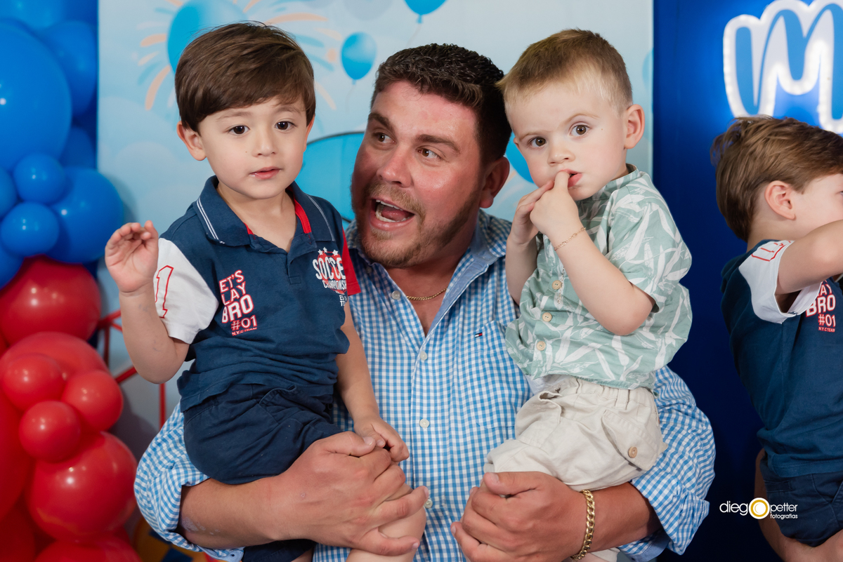 guilherme ottoni no aniversário de 3 anos do filho martin na viale eventos em soledade