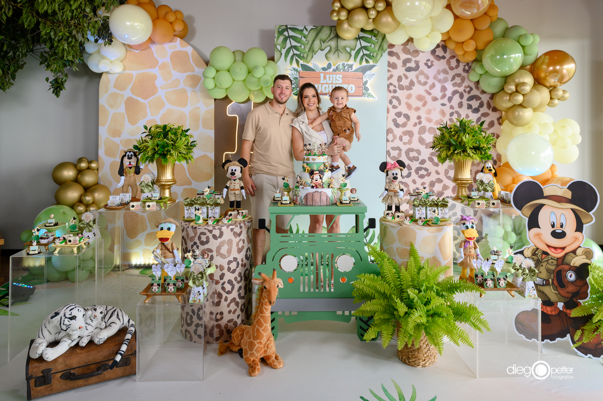 luis augusto 1º aninho aniversário infantil safari