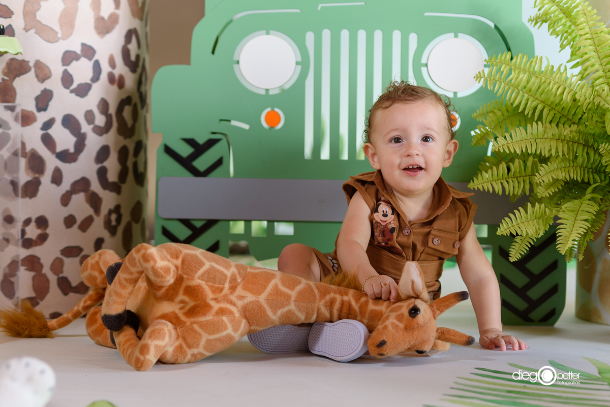 luis augusto 1º aninho aniversário infantil tema safari