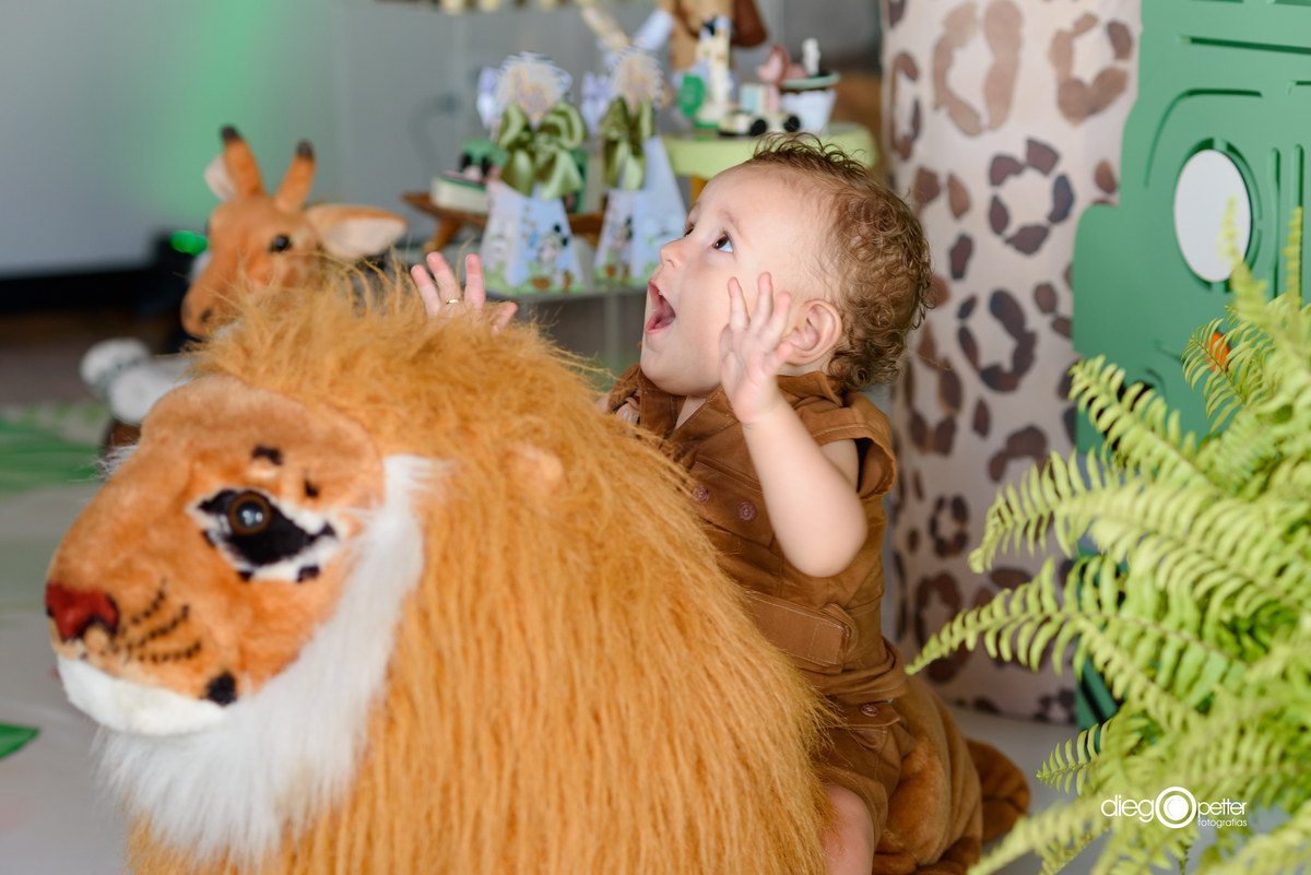 luis augusto 1º aninho aniversário infantil tema safari