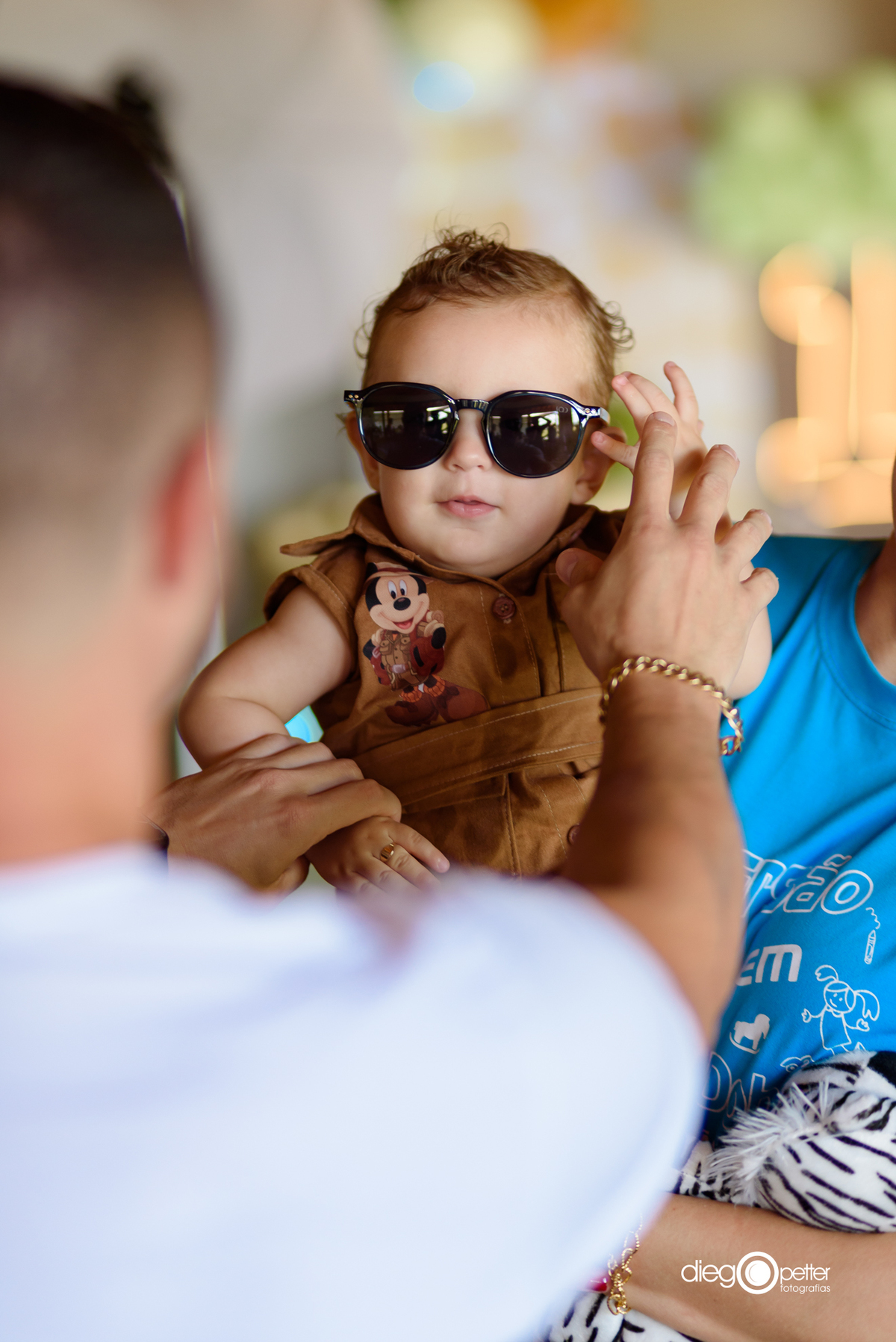 luis augusto 1º aninho aniversário infantil recebendo convidados