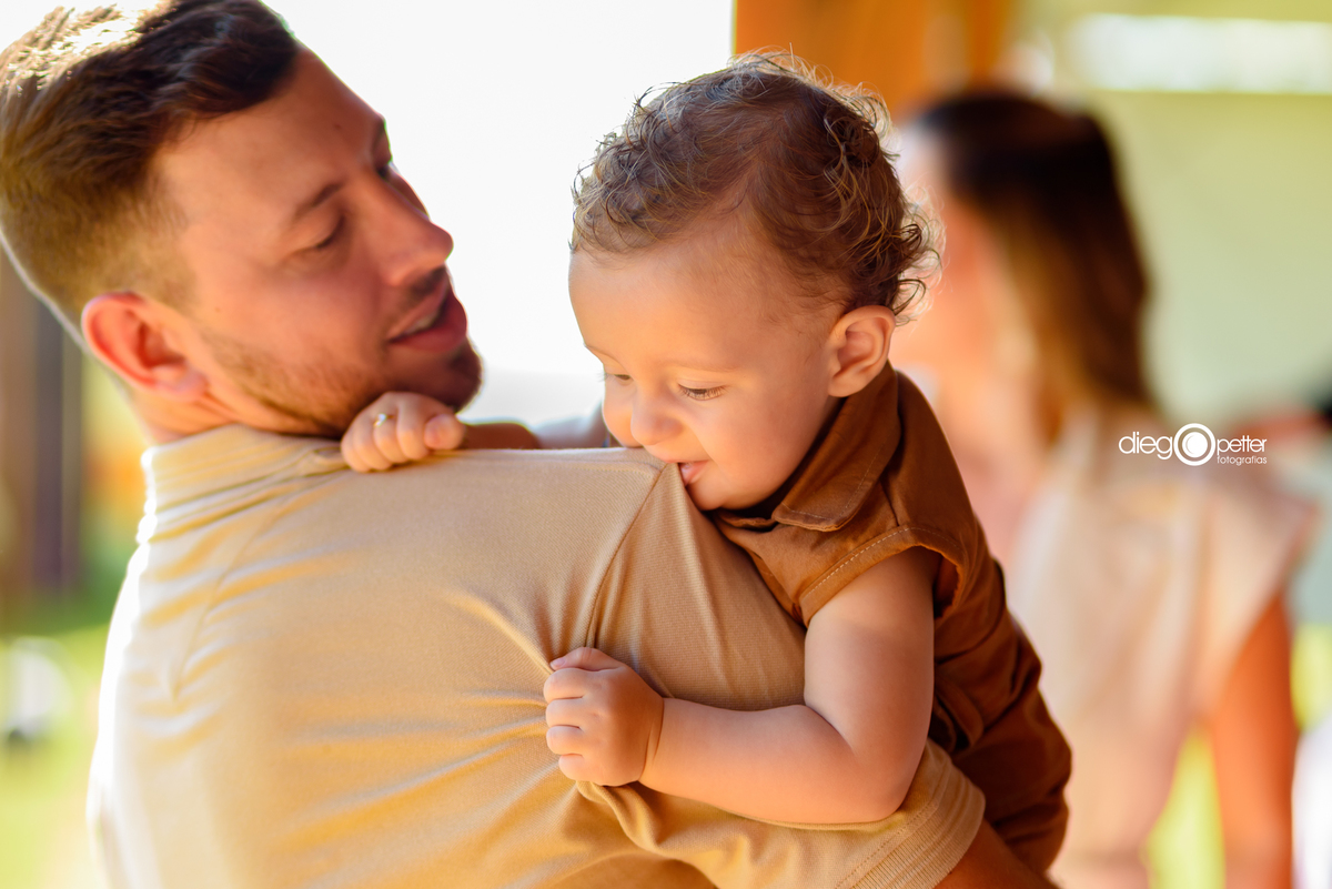 luis augusto 1º aninho aniversário infantil com o pai