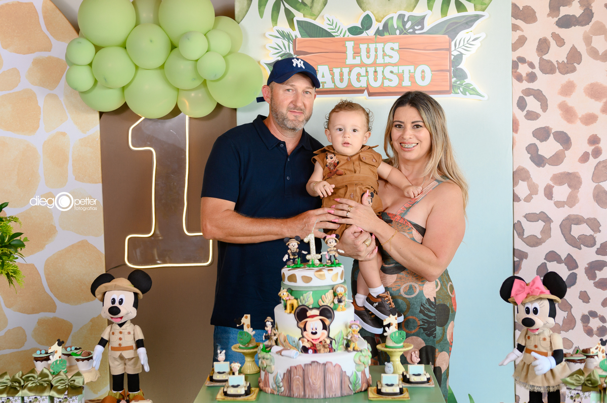luis augusto 1º aninho aniversário infantil com avós