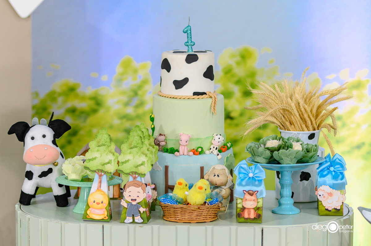 aniversário infantil decoração fazendinha