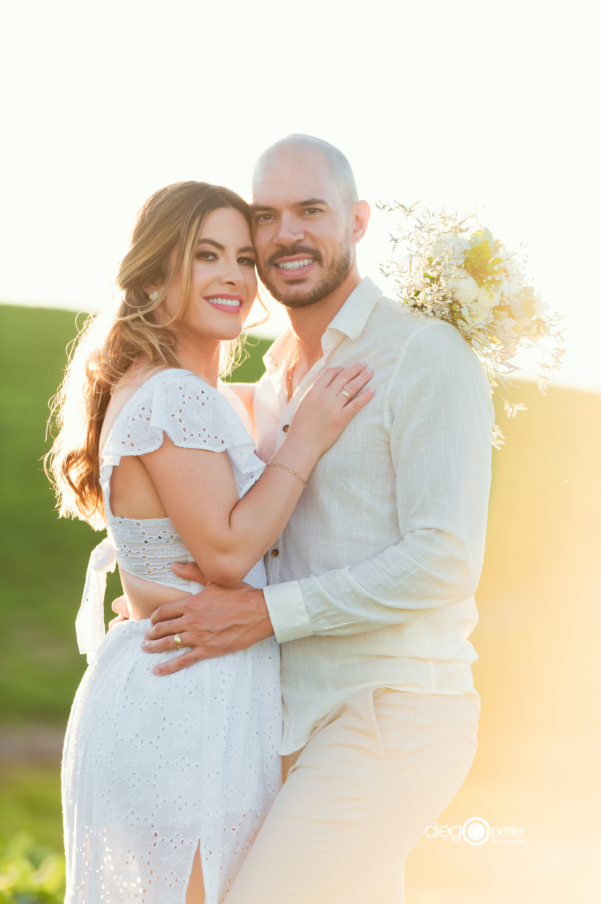 ensaio pré-casamento nas terras do casal