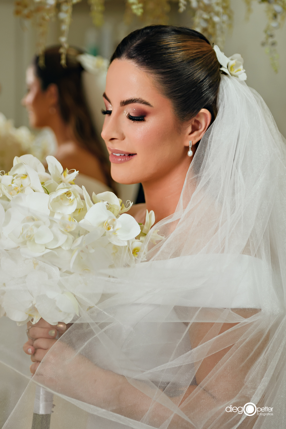 buquê noiva making of