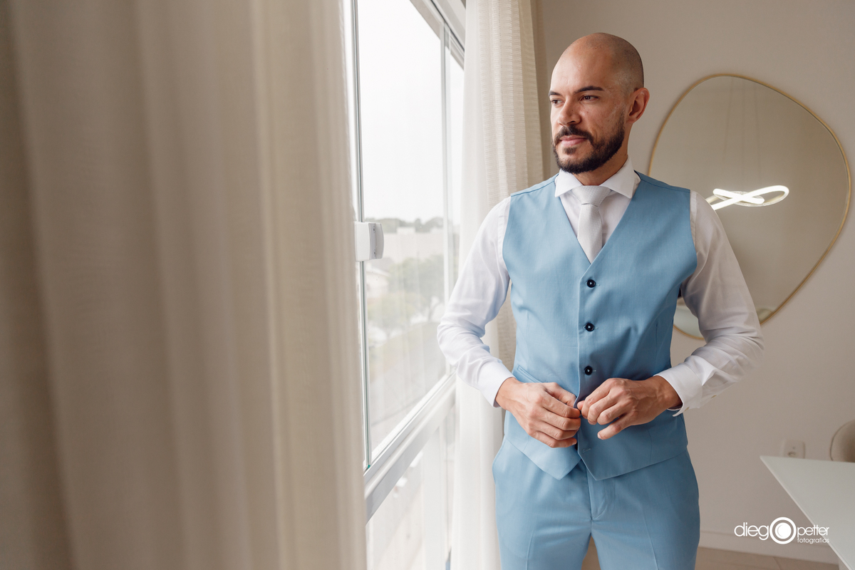 making of do noivo no dia do casamento