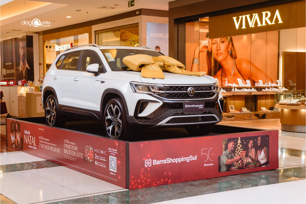 Prêmio carro Natal BarraShoppingSul 2024