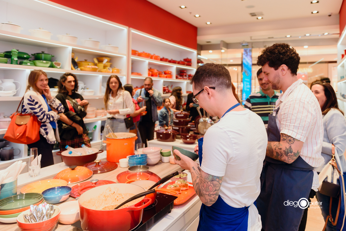 experiência gastronômica le creuset Ricardo Dornelles