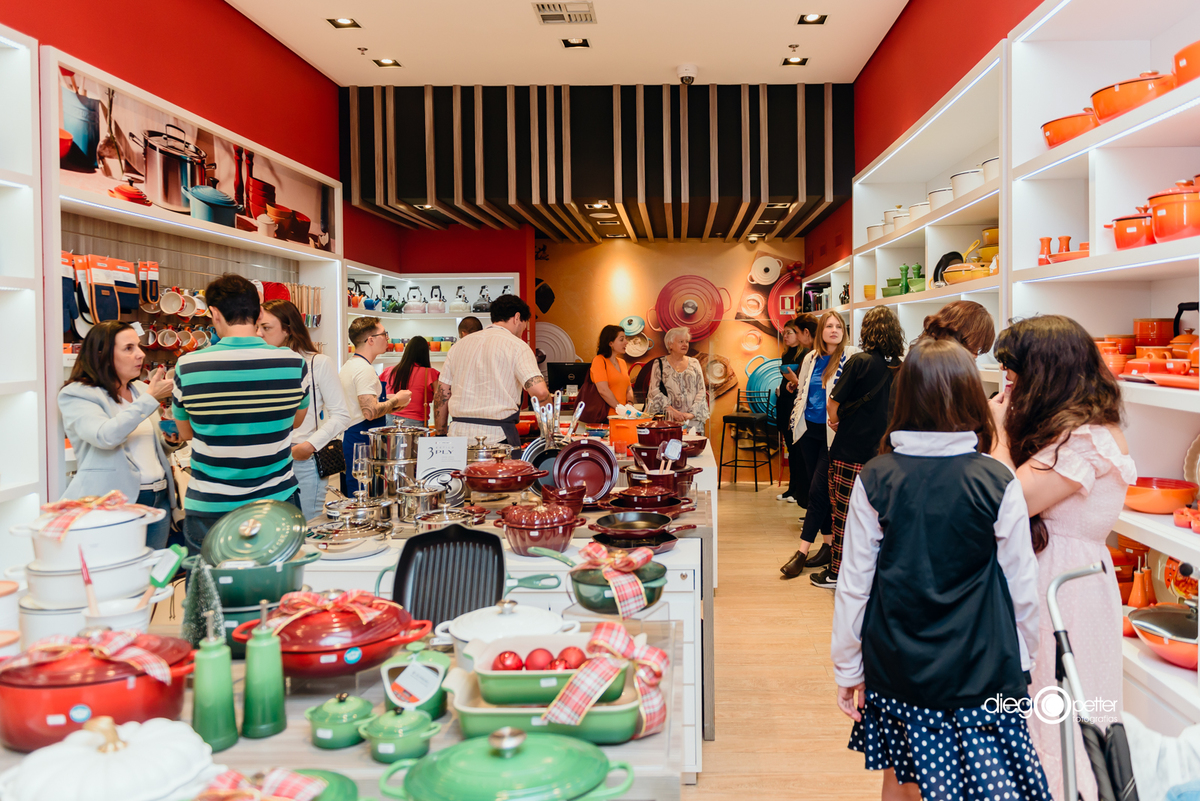 público na experiência gastronômica le creuset 