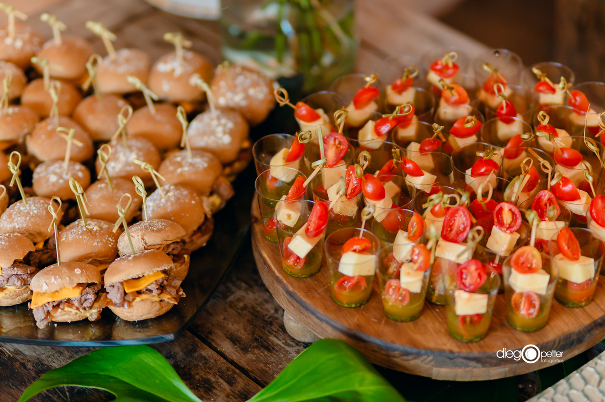 aperitivos para convidados