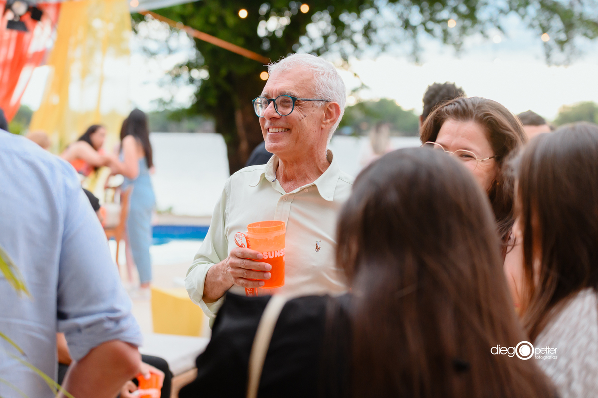 convidados na festa de final de ano