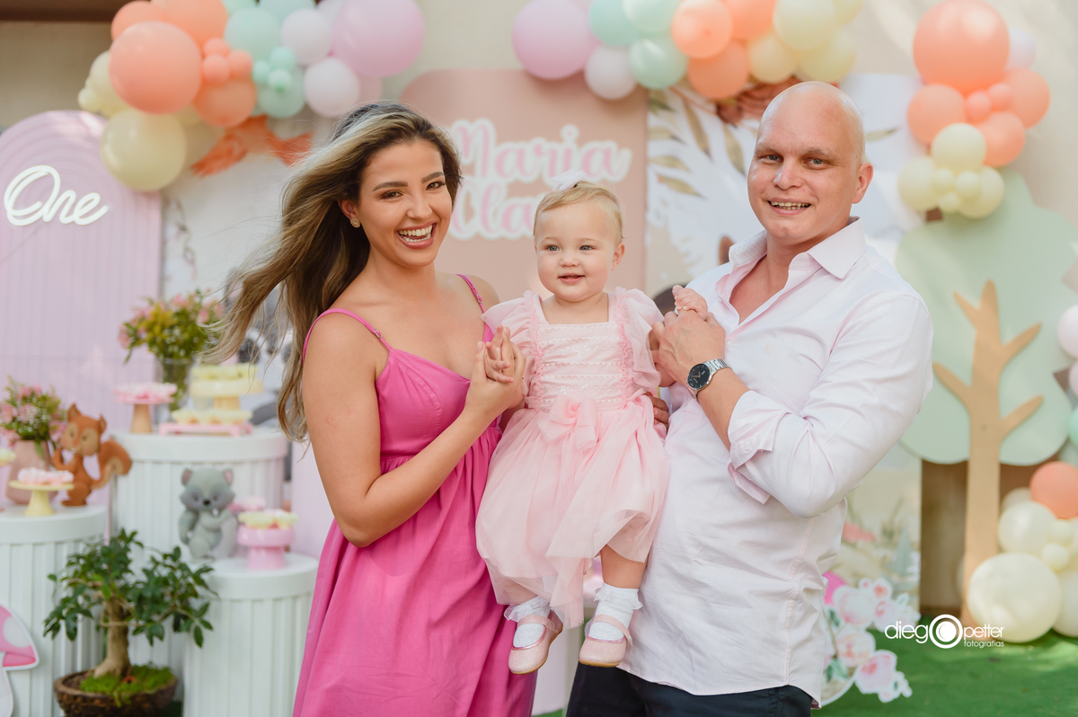 foto oficial com os pais