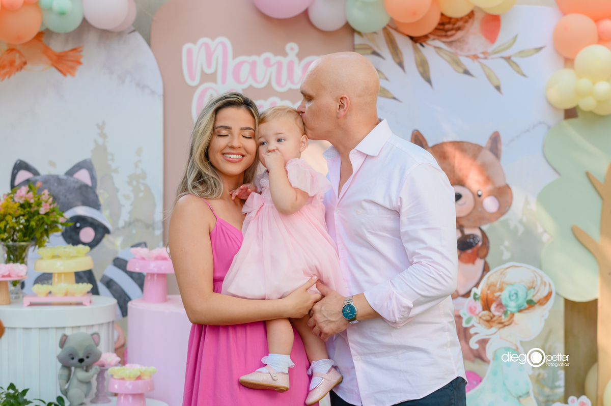 foto 1 ano com os pais