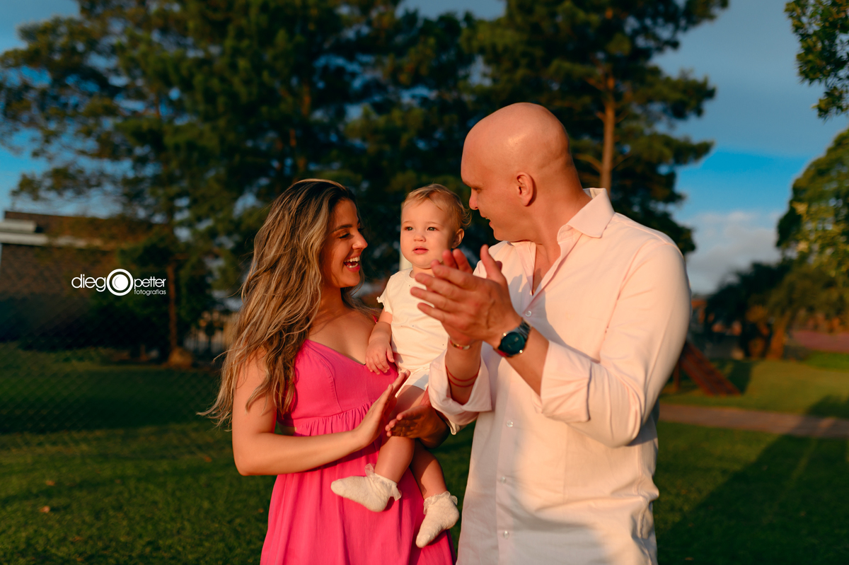 final da festa no por do sol