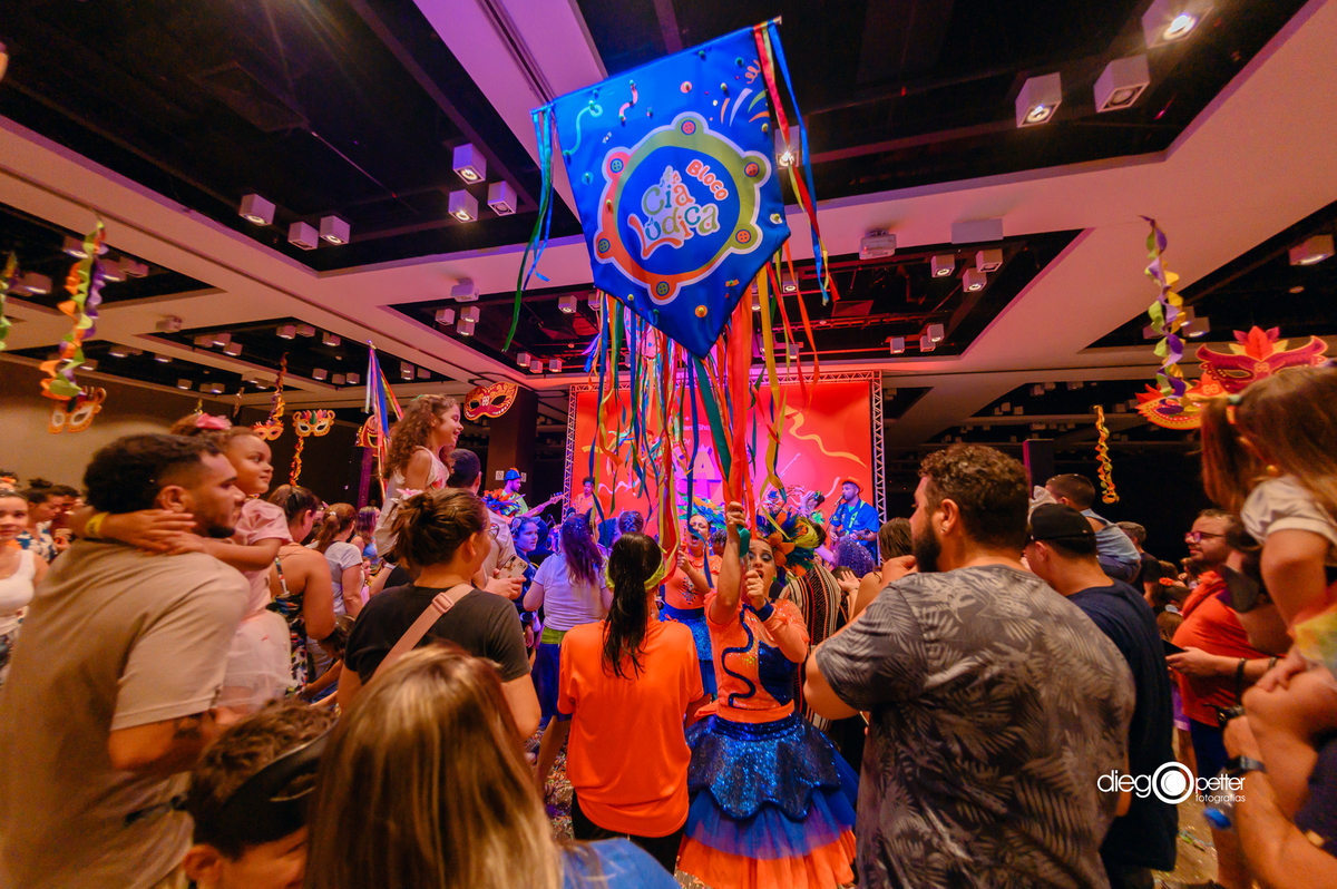 interação com convidados no carnaval