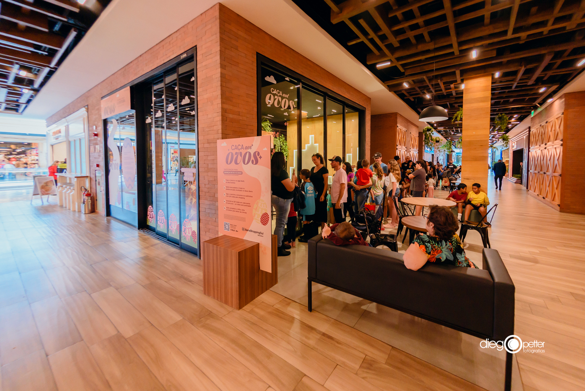 loja de páscoa no barrashoppingsul