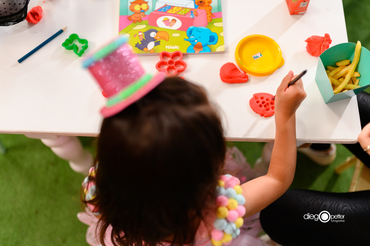 aniversariante modelando