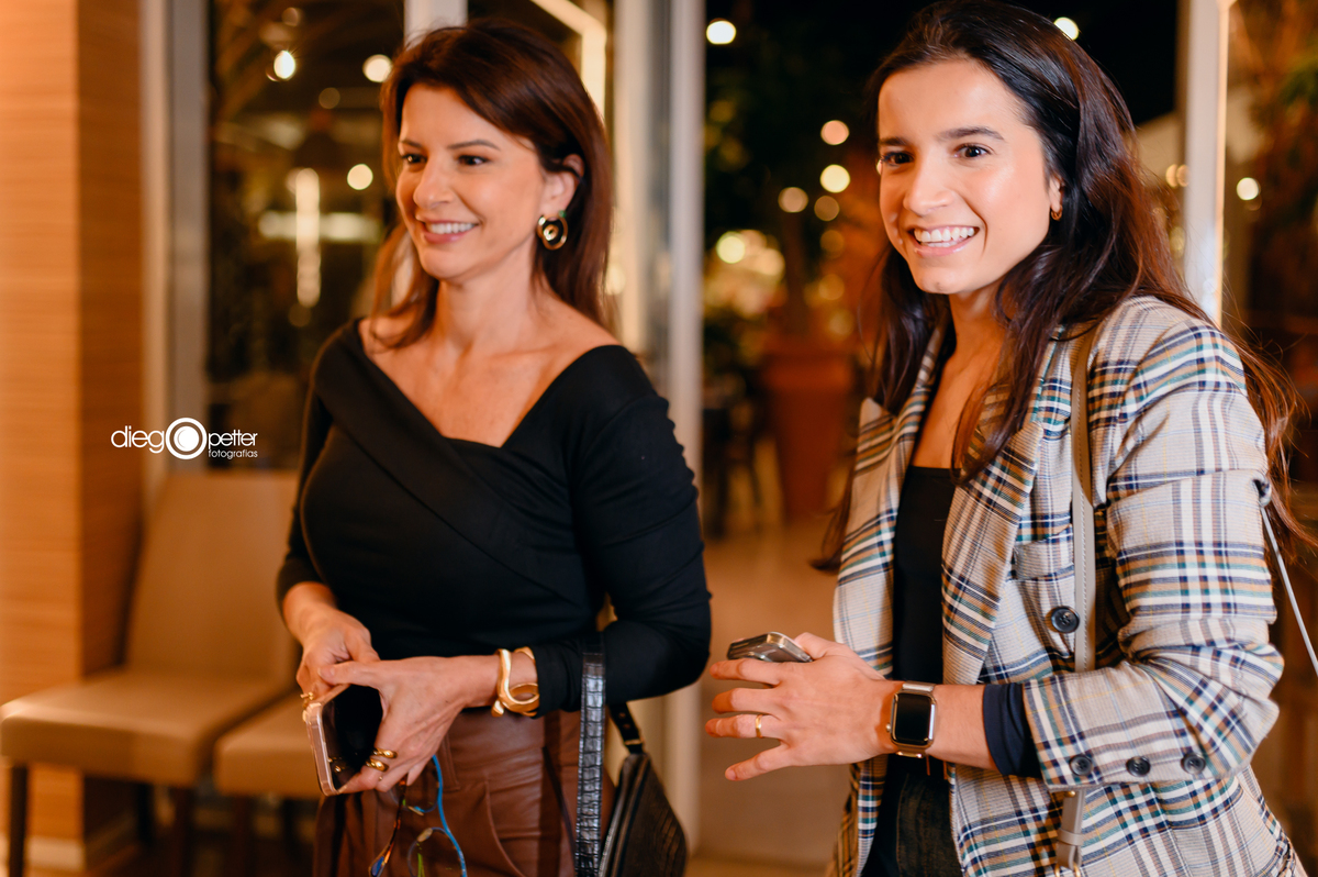 clientes em evento de shopping