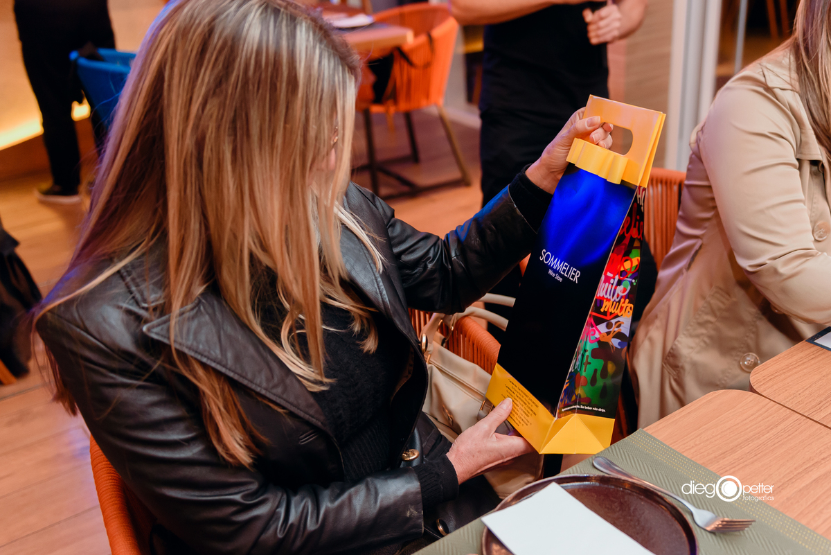 Embalagem vinho espumante sommelier