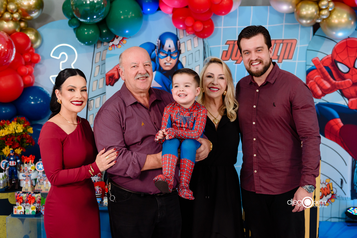 aniversariante com avós