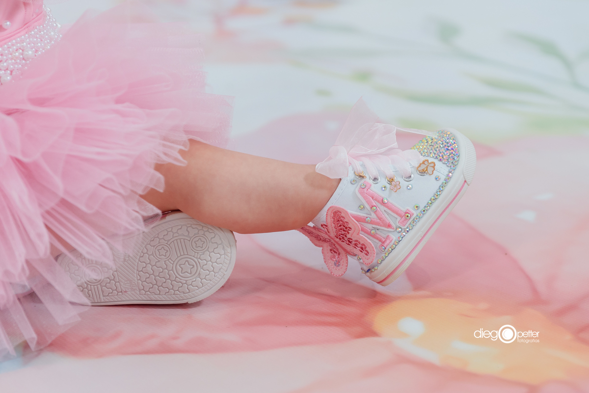 tenis foto para aniversário de 1 ano