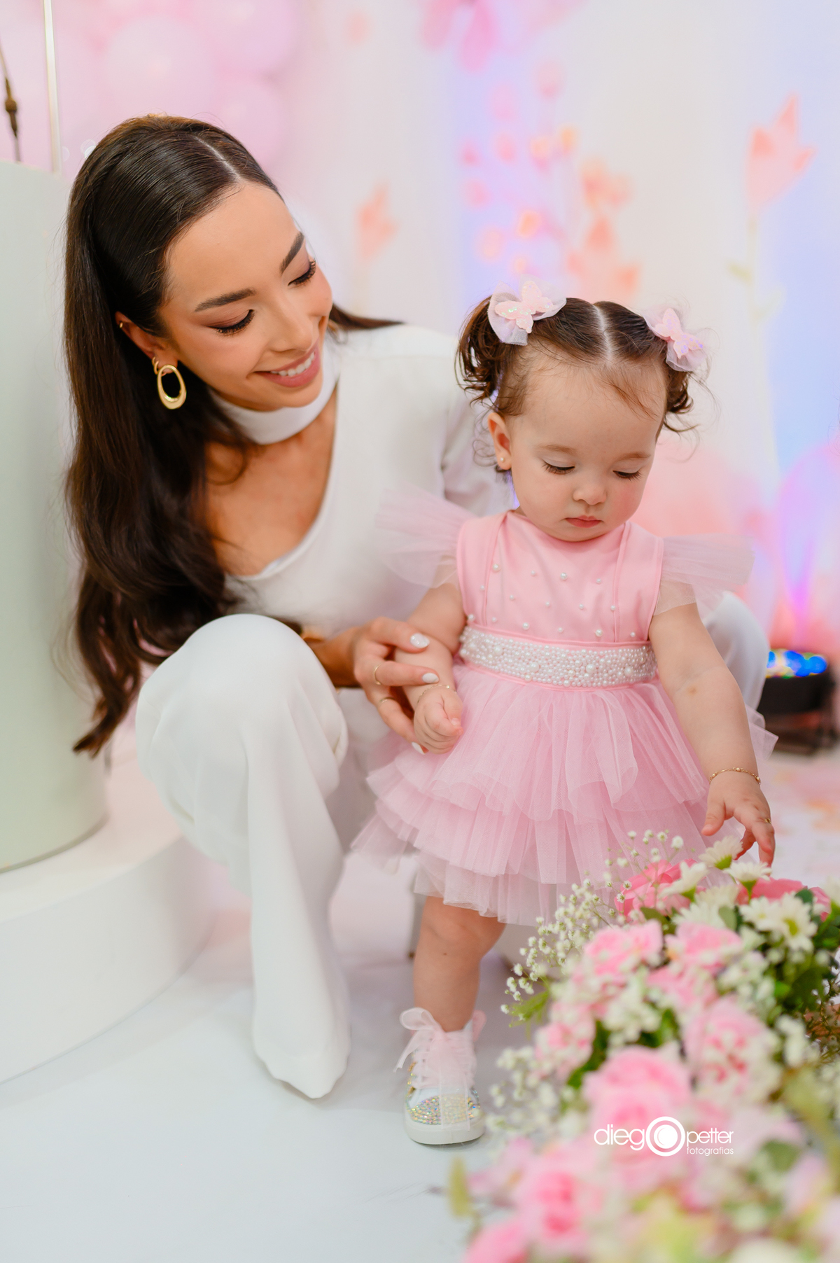 mãe e filha no aniver