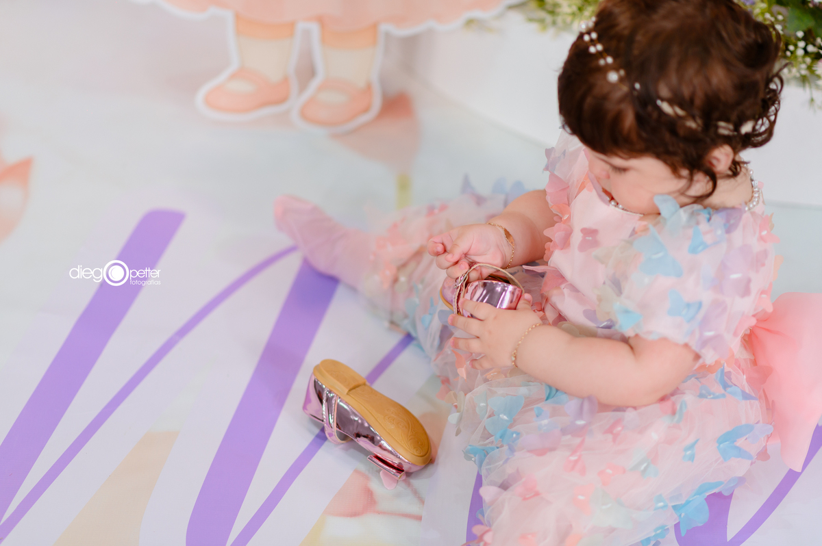 sapato para aniversário infantil