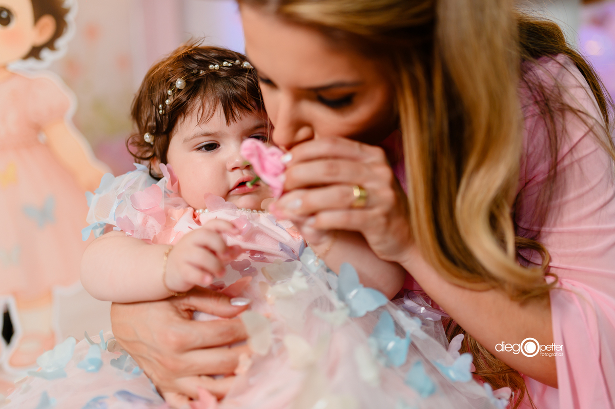 afeto de mãe e filha