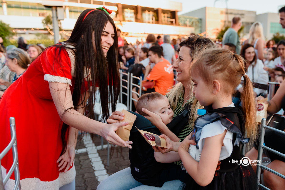 área vip em evento de shopping