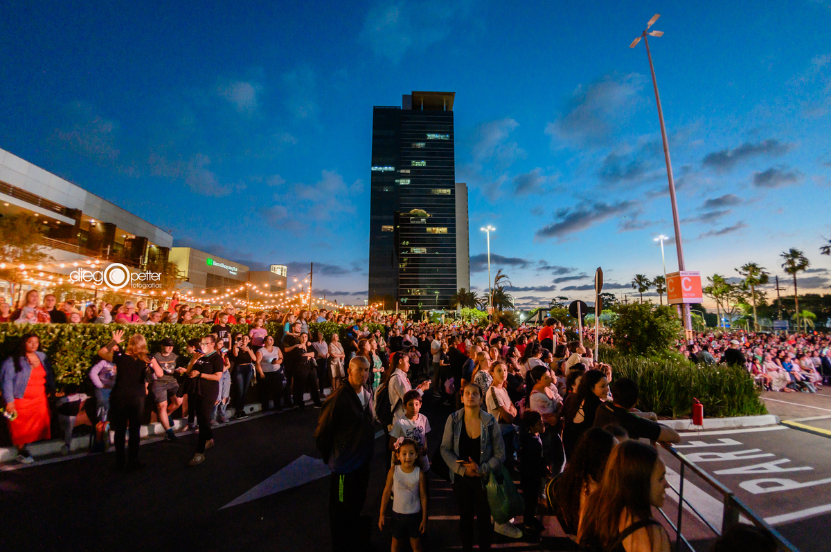 estacionamento chegada do natal barrashoppingsul