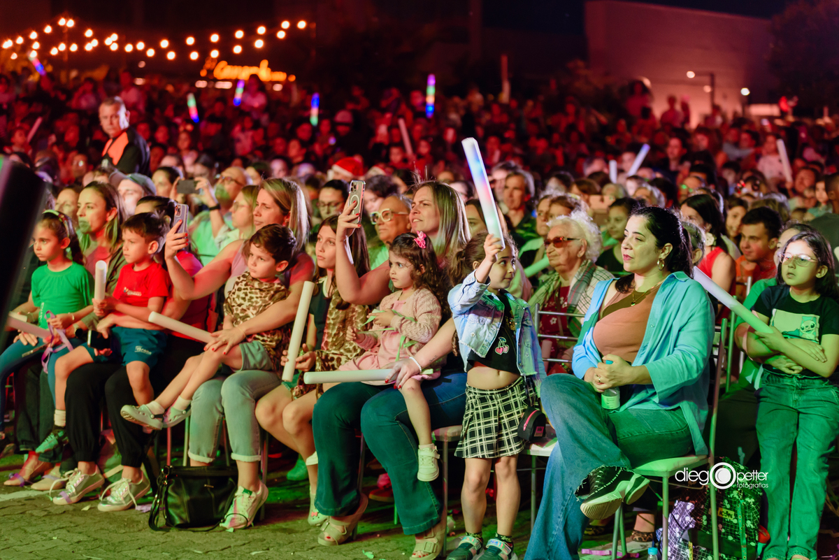 público chegada do natal barrashoppingsul