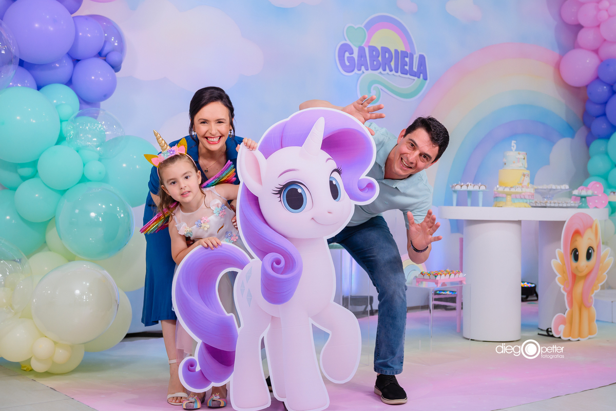 família descontraída My Little Pony